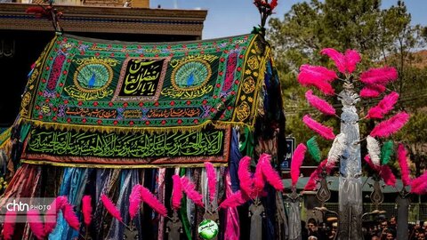 مراسم آيينی سنتي نخل بنداني و نخل گرداني  شهرستان بجستان
