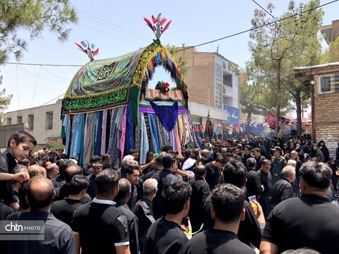 مراسم آیینی سنتی نخل بندانی و نخل گردانی  شهرستان بجستان