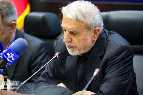 نشست ستاد مرکزی هماهنگی خدمات سفر ویژه تشییع قائد شهید امت، حضرت آیت‌الله سیدعلی خامنه‌ای