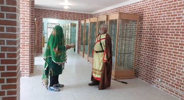 اجرای آیین تعزیه‌خوانی در سالن موزه خوی