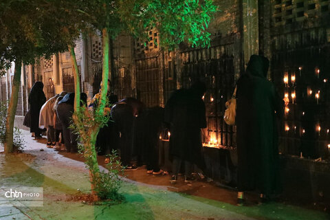 شمع زنی در شام غریبان بوشهر