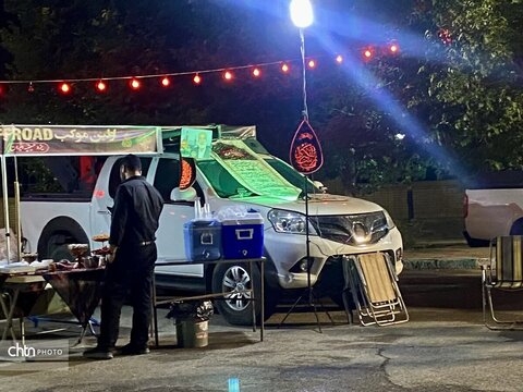 روایت تصویری از موکب خودجوش آفرودسواران یزد در ایام محرم