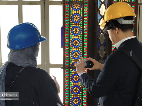 حضور گسترده خبرنگاران خارجی در کاخ گلستان