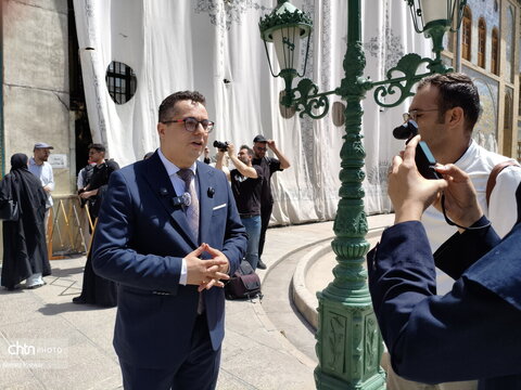 حضور گسترده خبرنگاران خارجی در کاخ گلستان