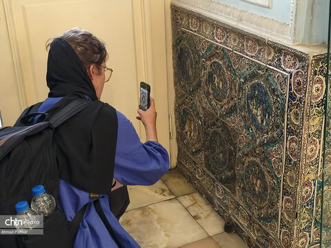 حضور گسترده خبرنگاران خارجی در کاخ گلستان