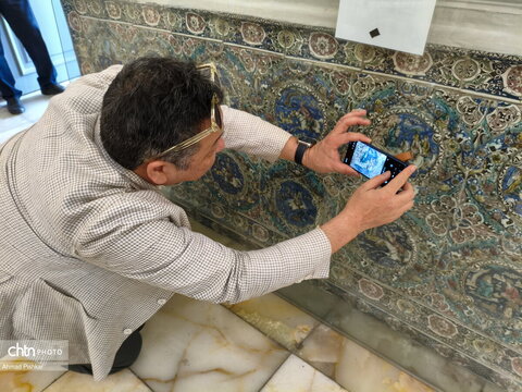 حضور گسترده خبرنگاران خارجی در کاخ گلستان
