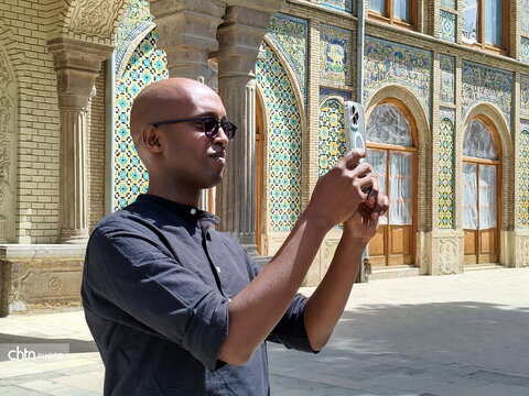 حضور گسترده خبرنگاران خارجی در کاخ گلستان