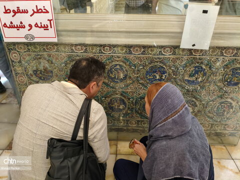 حضور گسترده خبرنگاران خارجی در کاخ گلستان