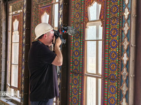 حضور گسترده خبرنگاران خارجی در کاخ گلستان