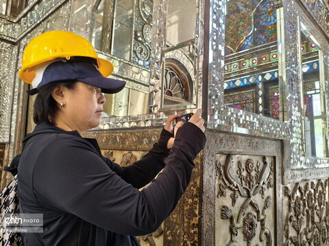 حضور گسترده خبرنگاران خارجی در کاخ گلستان