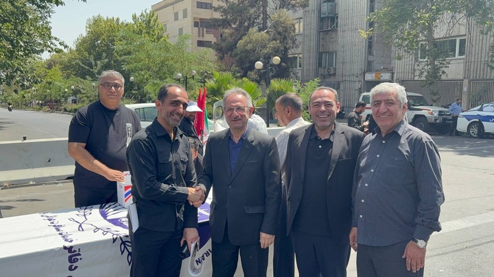 محسنی بندپی از موکب انجمن حرفه‌ای دفاتر خدمات مسافرتی و جهانگردی ایران بازدید کرد