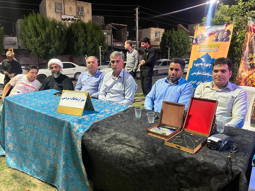 میز ارتباطات مردمی میراث‌فرهنگی میناب برپا شد
