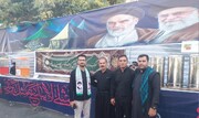 خدمت‌رسانی کاروان‌های میراث‌فرهنگی خوزستان در آیین بدرقه شهید امت در تهران و قم