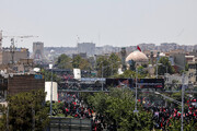 مراسم تشییع رهبر شهید