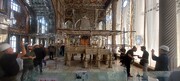 بازتاب جهانی خسارت‌های میراث‌فرهنگی ایران/ ۸۱ اینفلوئنسر بین‌المللی از کاخ گلستان و نمایشگاه عکس «ایستاده در غبار» در ایستگاه‌های مترو بازدید کردند 