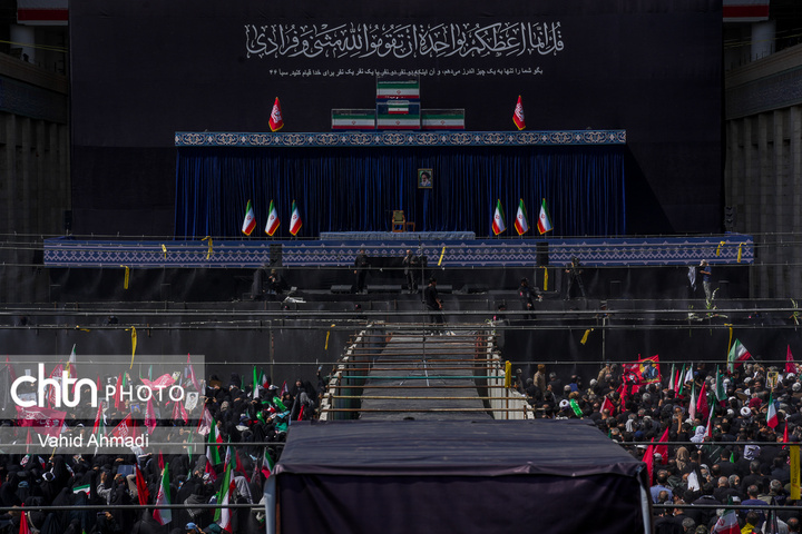 مراسم وداع با امام شهید امت