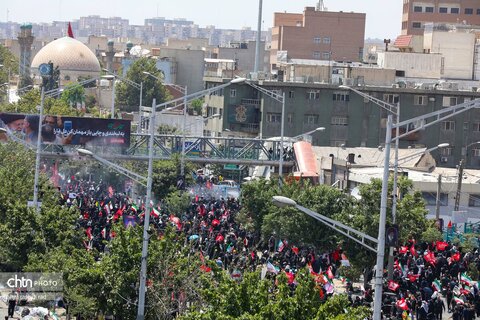 مراسم تشییع رهبر شهید