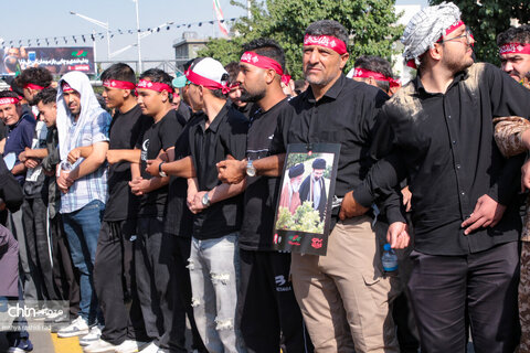 مراسم تشییع رهبر شهید