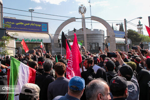 مراسم تشییع رهبر شهید
