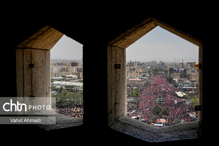 مراسم تشییع پیکر مطهر آقای شهید ایران