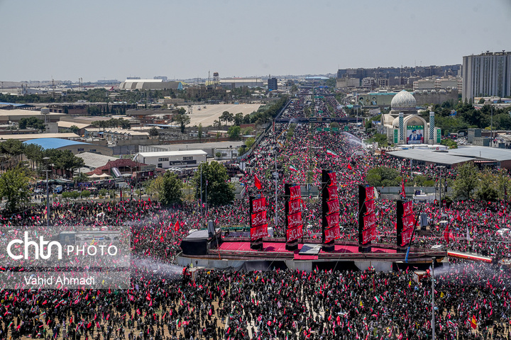 مراسم تشییع پیکر مطهر آقای شهید ایران