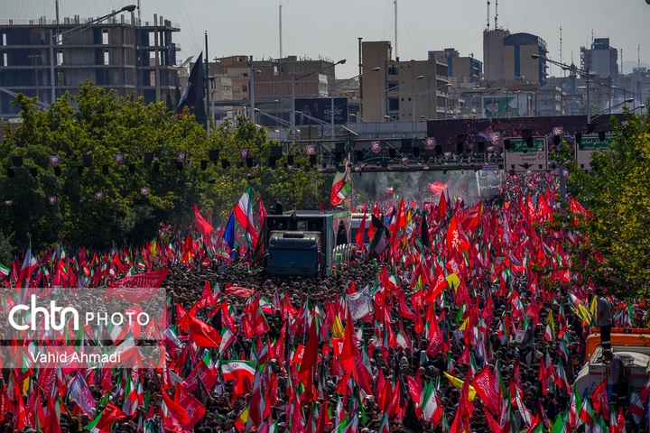 مراسم تشییع پیکر مطهر آقای شهید ایران