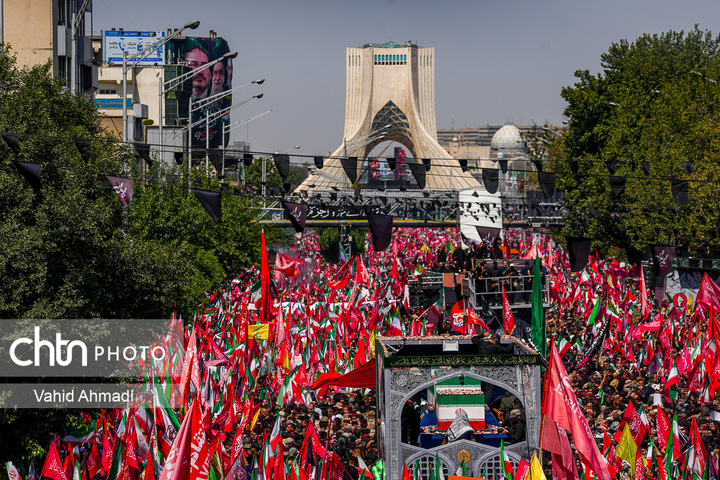 مراسم تشییع پیکر مطهر آقای شهید ایران