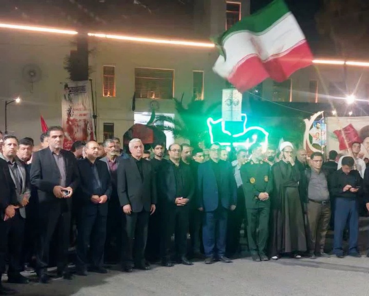 سوگواری شهادت رهبر انقلاب برگزار شد / بدرقه کاروان‌های اعزامی از رودسر