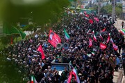 راهپیمایی جاماندگان تشییع رهبر شهید انقلاب در اردبیل