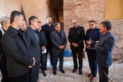 بازدید استاندار از روند مرمت و ساماندهی پایگاه ملی جمعه مسجد اردبیل