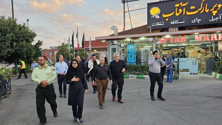 میزبانی مجتمع‌های‌های بین‌راهی قزوین از مسافران و زائران مراسم وداع و تشییع پیکر مطهر آقای شهید ایران