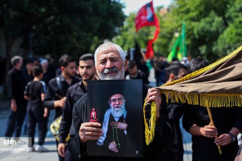راهپیمایی جاماندگان تشییع رهبر شهید انقلاب در اردبیل