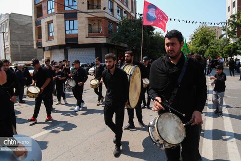 راهپیمایی جاماندگان تشییع رهبر شهید انقلاب در اردبیل