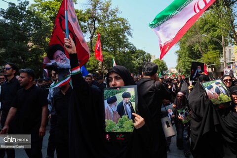 راهپیمایی جاماندگان تشییع رهبر شهید انقلاب در اردبیل