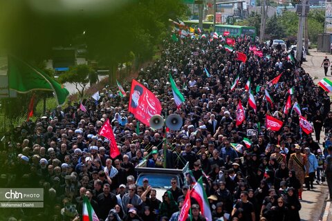 راهپیمایی جاماندگان تشییع رهبر شهید انقلاب در اردبیل