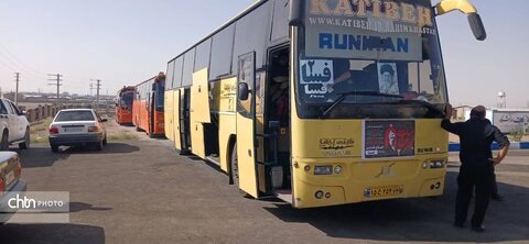 گزارش تصویری از میزبانی گرم شهرستان رباط کریم از زائران مراسم تشییع قائد امت