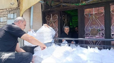 گزارش تصویری از میزبانی گرم شهرستان رباط کریم از زائران مراسم تشییع قائد امت