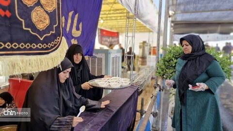 گزارش تصویری از میزبانی گرم شهرستان رباط کریم از زائران مراسم تشییع قائد امت