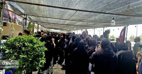 گزارش تصویری از میزبانی گرم شهرستان رباط کریم از زائران مراسم تشییع قائد امت