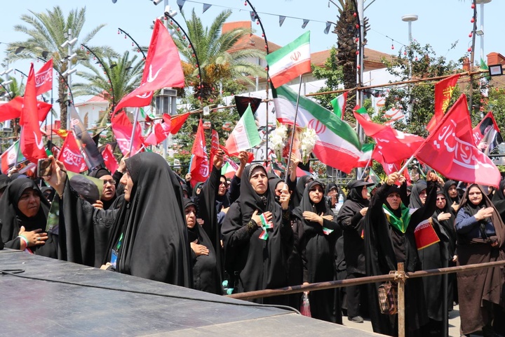 مراسم سوگواری آقای شهید ایران در رشت