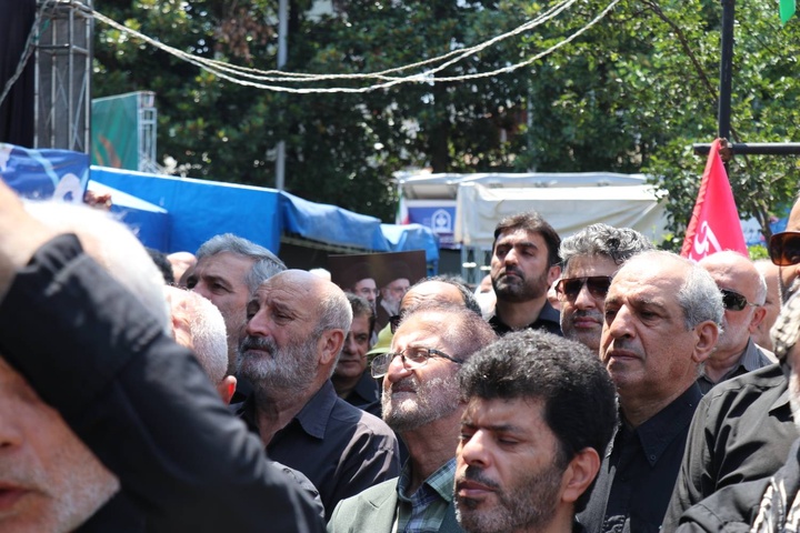 مراسم سوگواری آقای شهید ایران در رشت
