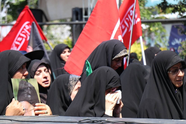مراسم سوگواری آقای شهید ایران در رشت
