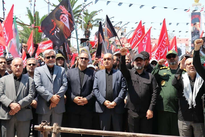 مراسم سوگواری آقای شهید ایران در رشت