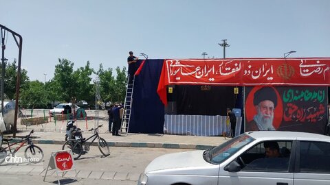 آمادگی محورهای منتهی به مشهدالرضا(ع) برای بدرقه امام شهید