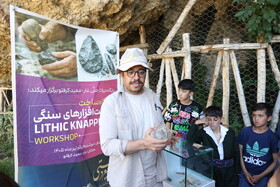 کارگاه تخصصی ساخت دست‌افزارهای سنگی در غار کرفتو
