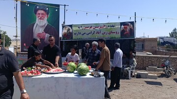 میزبانی بجستانی‌ها با برپایی ۸ موکب از زائران و شرکت کنندگان در مراسم تشییع رهبر شهید در مشهد