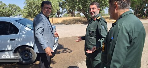 گزارش تصویری/ بازدید میدانی فرمانده سپاه فتح و مدیرکل میراث فرهنگی از اردوگاه گردشگری پارک جنگلی یاسوج