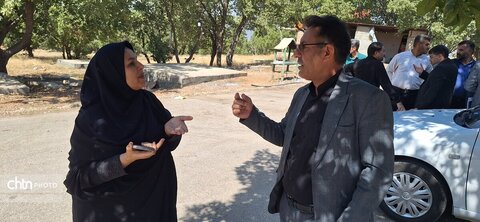 گزارش تصویری/ بازدید میدانی فرمانده سپاه فتح و مدیرکل میراث فرهنگی از اردوگاه گردشگری پارک جنگلی یاسوج