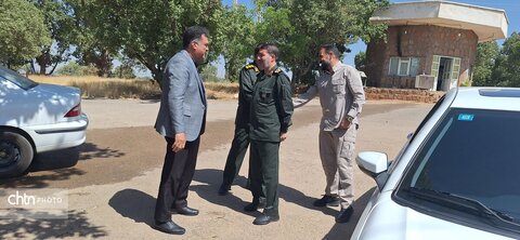 گزارش تصویری/ بازدید میدانی فرمانده سپاه فتح و مدیرکل میراث فرهنگی از اردوگاه گردشگری پارک جنگلی یاسوج