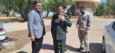 گزارش تصویری/ بازدید میدانی فرمانده سپاه فتح و مدیرکل میراث فرهنگی از اردوگاه گردشگری پارک جنگلی یاسوج